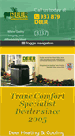 Mobile Screenshot of deerheatingandcooling.com